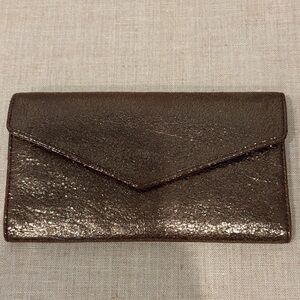 MZ Wallace Shimmering Brown Wallet